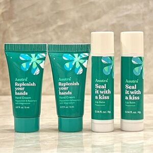 Asutra Hand Cream & Lip Balm Set